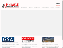 Tablet Screenshot of pinnakle.net